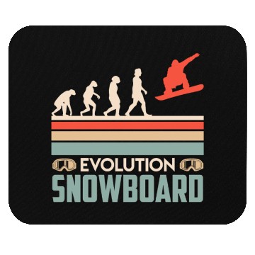 Discover Evolution Snowboard Mouse Pads Winter Park Snowboard