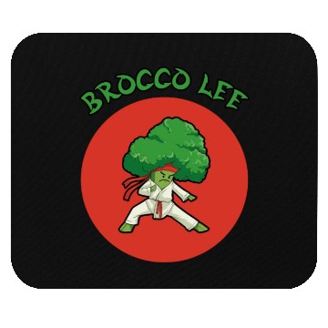 Discover Japan Karate Martial Arts MMA Broccoli Mouse Pads
