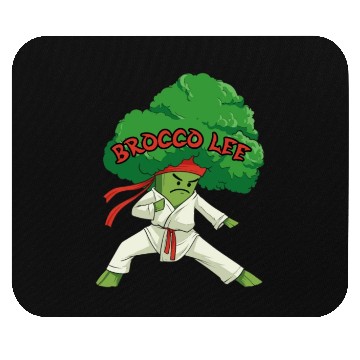 Discover Japan Karate Martial Arts MMA Broccoli Mouse Pads