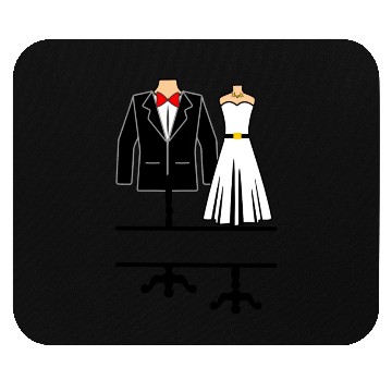 Discover Clothing for bride and groom Mouse Pads