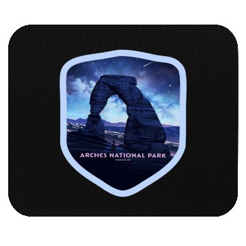 Discover Arches National Park Stickers Mouse Pads
