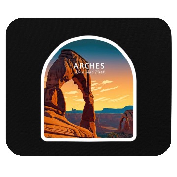 Discover Arches National Park Mouse Pads
