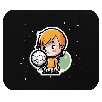Discover modern sport sticker cute Mouse Pads