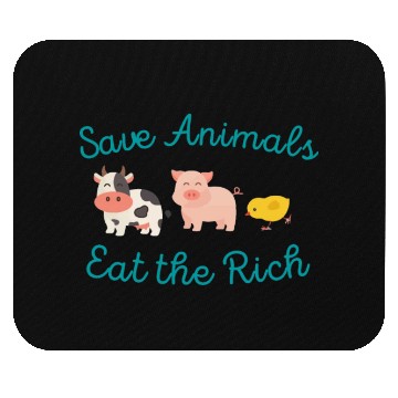 Discover Save Animals Eat the Rich Mouse Pads