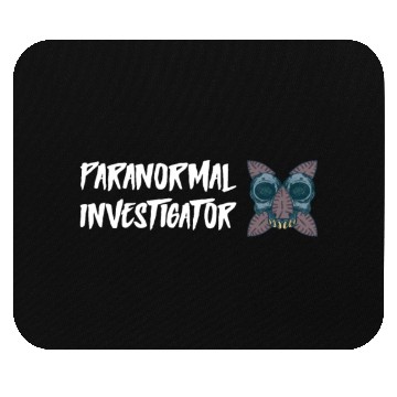 Discover Ghost Hunting Paranormal Investigator Mouse Pads