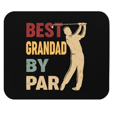 Discover Best Grandad By Par Funny Golf Vintage Mouse Pads
