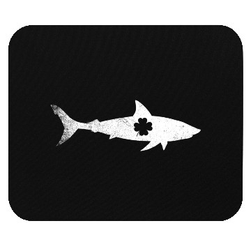 Discover Shark Shamrock St Patricks Day Shark Lover Mouse Pads