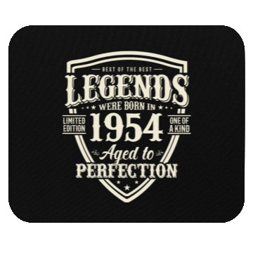 Discover 1954 Legends: Vintage Birthday Gift Mouse Pads