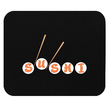 Discover cute funny kawaii sushi lover Mouse Pads