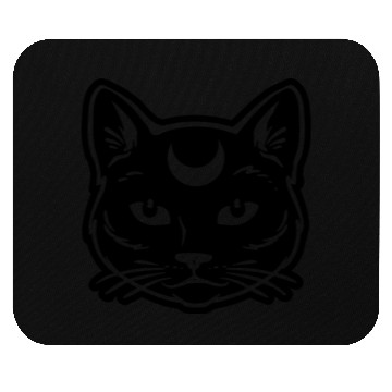 Discover Black Cat" Mouse Pads - Embrace the Elegance