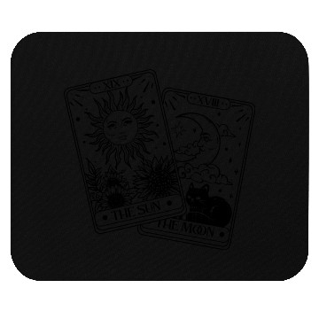 Discover "Tarot Cards: Sun and Moon" Mouse Pads