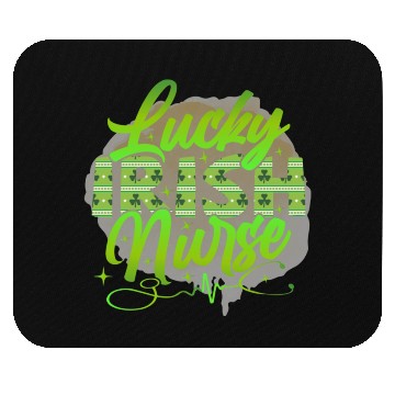 Discover Lucky Irish Nurse Mouse Pads