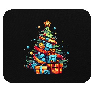 Discover Christmas tree Mouse Pads