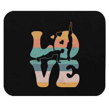 Discover Burpees Workout Gym LOVE Mouse Pads