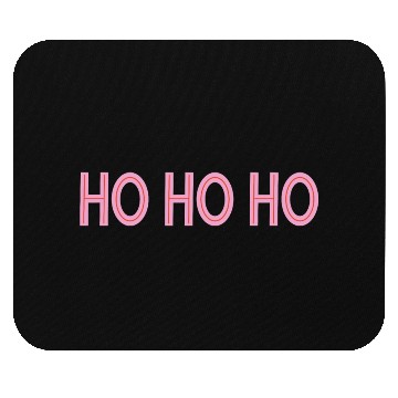 Discover Ho Ho Ho Pink Christmas Mouse Pads