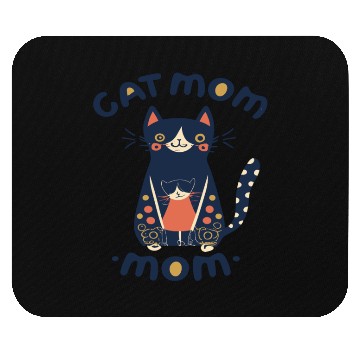 Discover cat mom , cute cat , I love my cat , animal , pet Mouse Pads