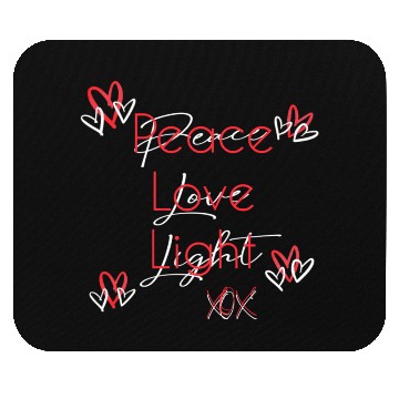 Discover PEACE, LOVE, LIGHT Mouse Pads