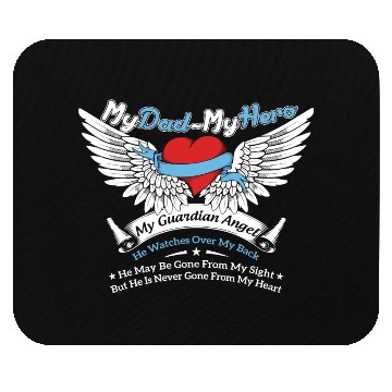Discover My Dad My Hero Mouse Pads