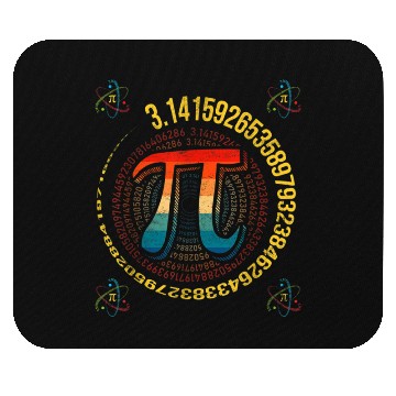 Discover Funny Pi Day Mouse Pads Spiral Pi Math Mouse Pads for Pi Day