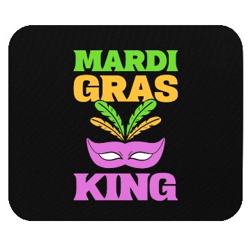Discover Mardi Gras King Street Dancer Mouse Pads