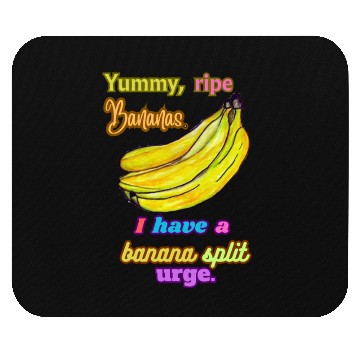 Discover Banana Split Mouse Pads