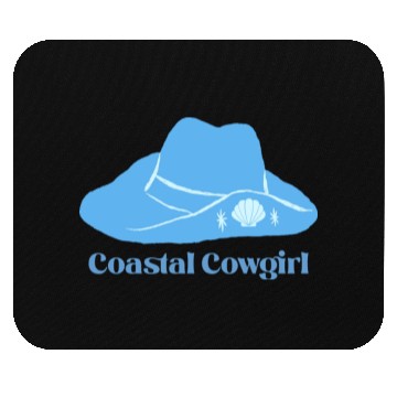 Discover Coastal Cowgirl Mouse Pads