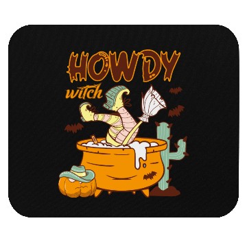 Discover Howdy Witch Mouse Pads
