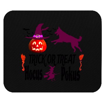 Discover Pumpkin Halloween Trick or Treat Hocus Pocus Dog Mouse Pads