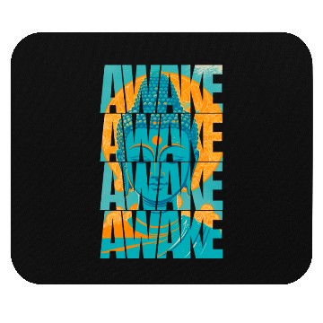 Discover Awake buddha Mouse Pads
