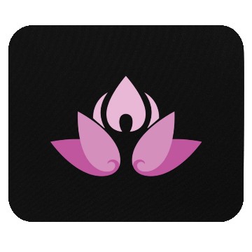 Discover Meditative Lotus Tranquility Design Mouse Pads