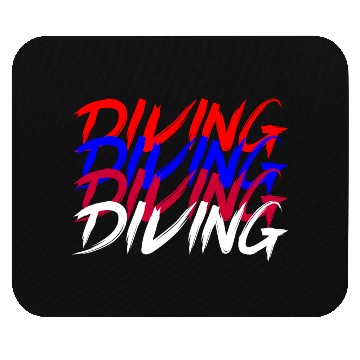 Discover DIVING WHITE Mouse Pads