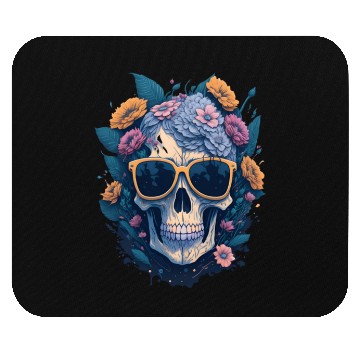 Discover Floral Skull | C10 Mouse Pads