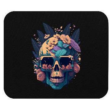 Discover Floral Skull | C18 Mouse Pads