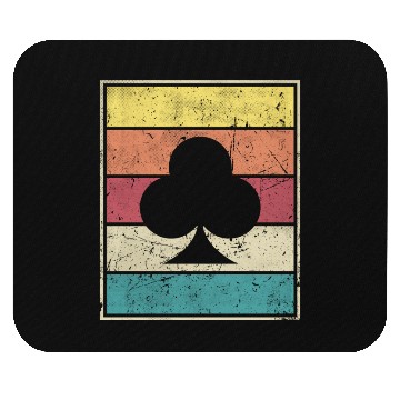 Discover Clubs Playing Card Poker Symbol Mouse Pads