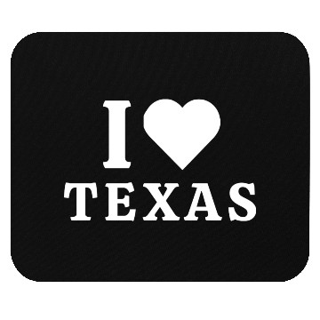 Discover I Love Texas Mouse Pads