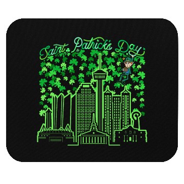 Discover Saint Patrick's Day San Antonio Texas Mouse Pads