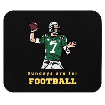 Discover Sundays Are For Football - Sunday Football Mouse Pads