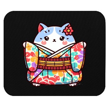 Discover Japanese cat or Neko Mouse Pads