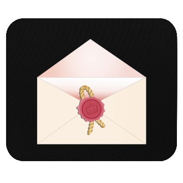 Discover beautiful envelope with an elegant seal Mouse Pads