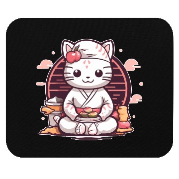 Discover sushi cat02 Mouse Pads