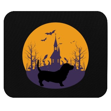 Discover Cute dog Halloween grave Mouse Pads