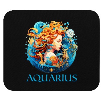 Discover Embrace Your Aquarius Identity: Aquarius Pride Mouse Pads