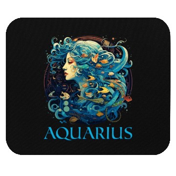 Discover Embrace Your Aquarius Identity: Aquarius Zodiac Mouse Pads