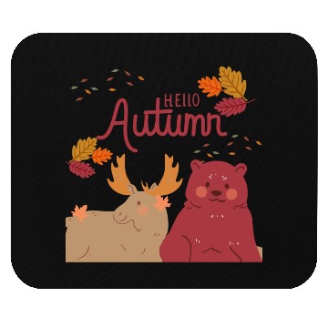 Discover Hello Autumn Square Mouse Pads