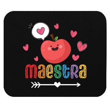 Discover Maestra Bilingual Spanish Teacher team Mouse Pads