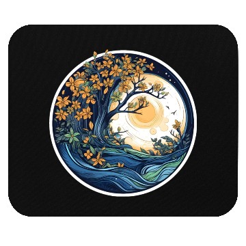 Discover The Majestic Beautiful Spring Tree Mouse Pads