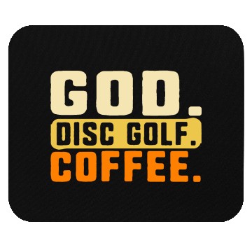 Discover Disc Golf Mouse Pads, God Disc Golf Coffee Vintage