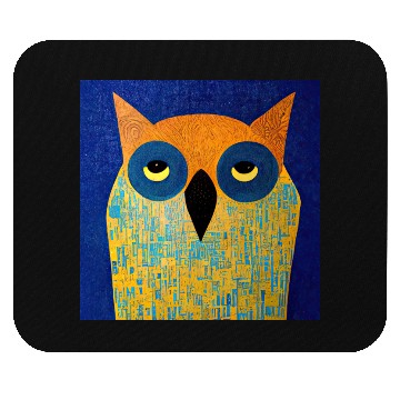 Discover Mod Owl: Bored Owl Mouse Pads