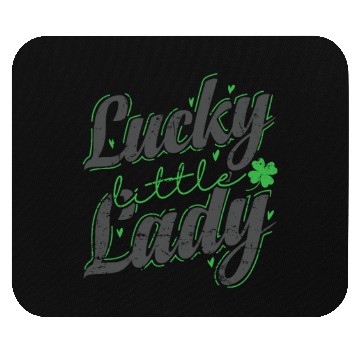 Discover Lucky little Lady St. Patricks Day Mouse Pads