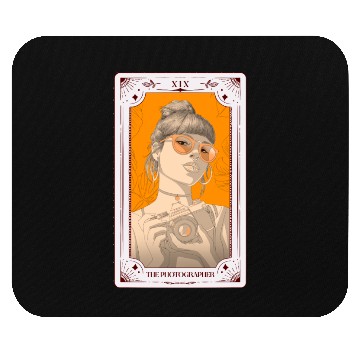 Discover The Photographer Tarot Card Photography Camera Mouse Pads